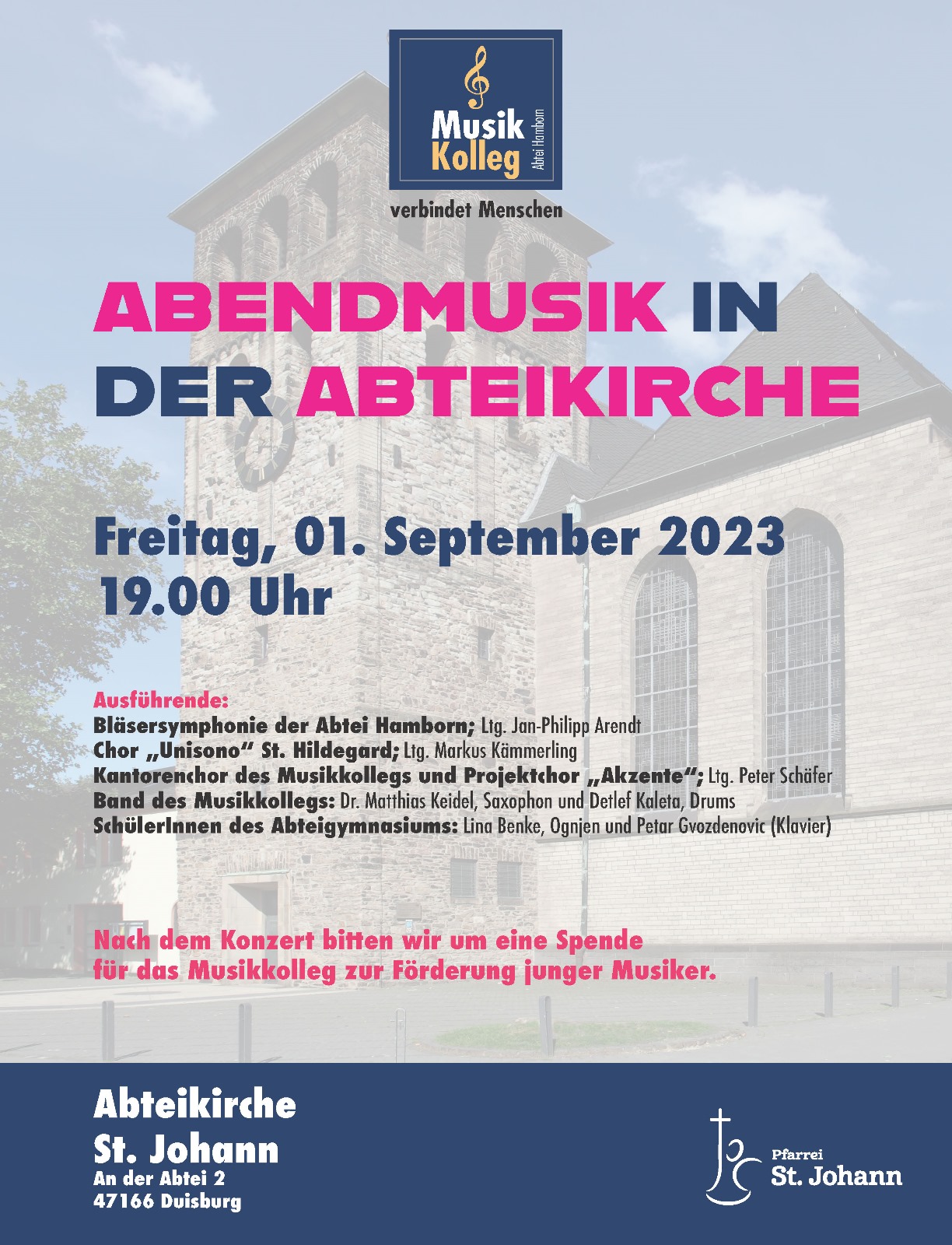 Abendmusik in der Abteikirche