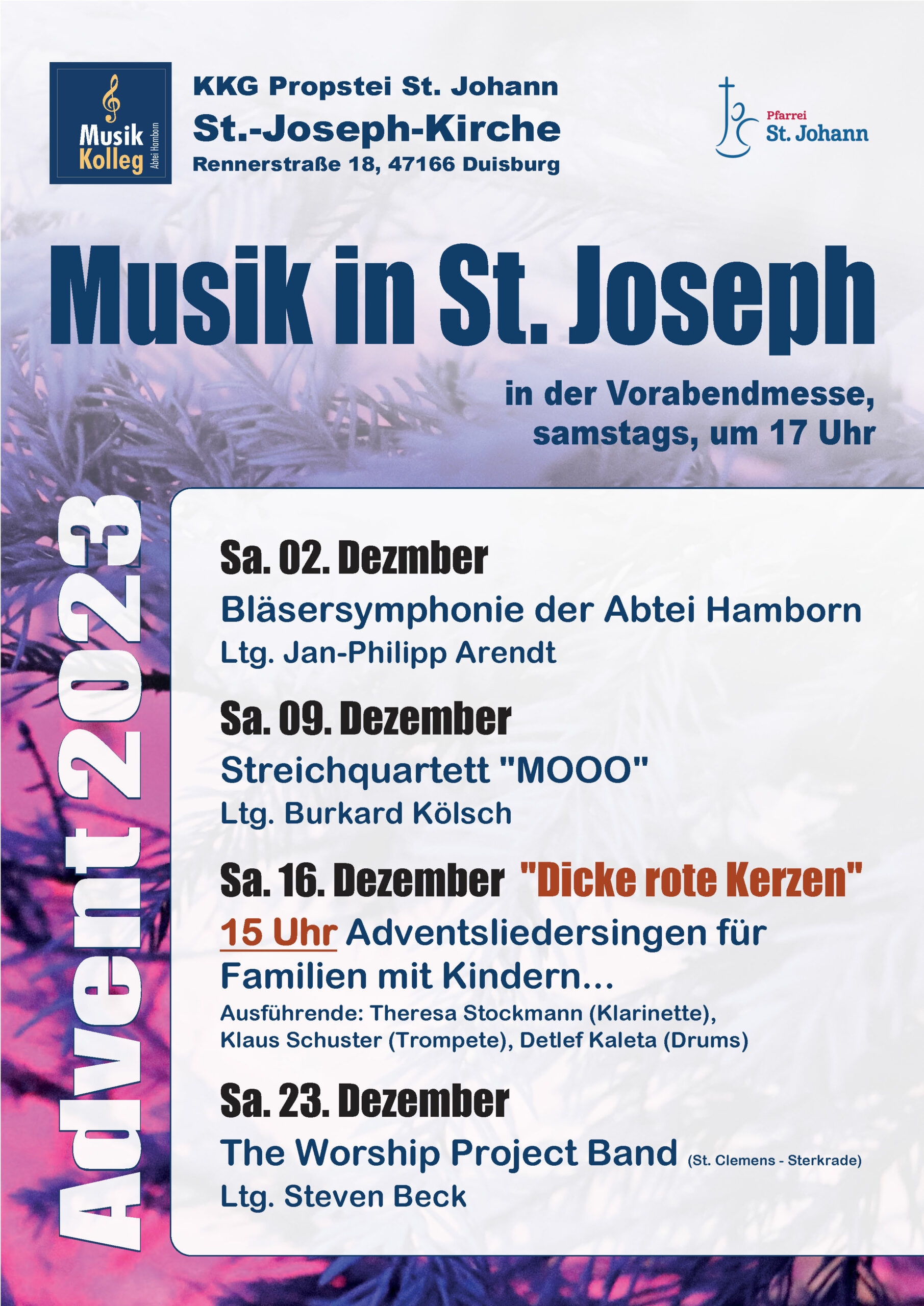 Musik im Advent Gottesdienst